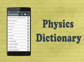 Physics Dictionary Affiche
