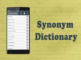 Synonym Dictionary Affiche