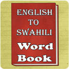 Word book English to Swahili icône