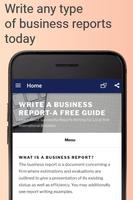 My Business Builder: How to write business reports poster