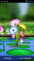 3D Flowers Touch Wallpaper screenshot 2