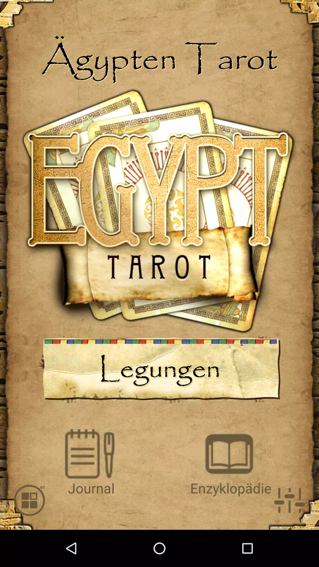 Ägypten Tarot APK für Android herunterladen
