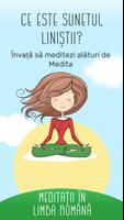 Meditație în limba română Affiche