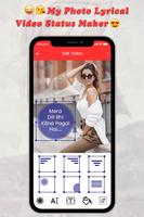 My Photo Lyrical Full Screen Video Status Maker syot layar 3
