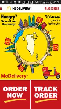 McDelivery Bahrain poster