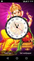 Ganesh Ji Clock Live Wallpaper โปสเตอร์