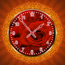 Rose FlowerClock LiveWallpaper APK