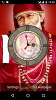 Sai Baba Clock Live Wallpaper Affiche