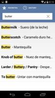 Spanish Food Dictionary capture d'écran 1