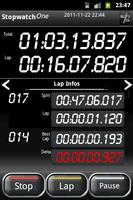 Stopwatch One screenshot 1