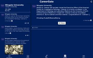 Wingate CareerGate imagem de tela 3