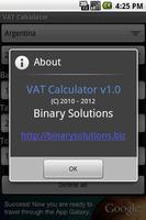 VAT Calculator تصوير الشاشة 1