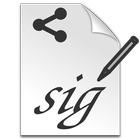 Signature Share icon