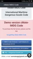IMDG Code Demo Dangerous goods Affiche