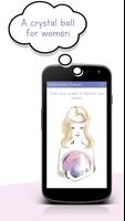 Psychic for women Crystal ball plakat
