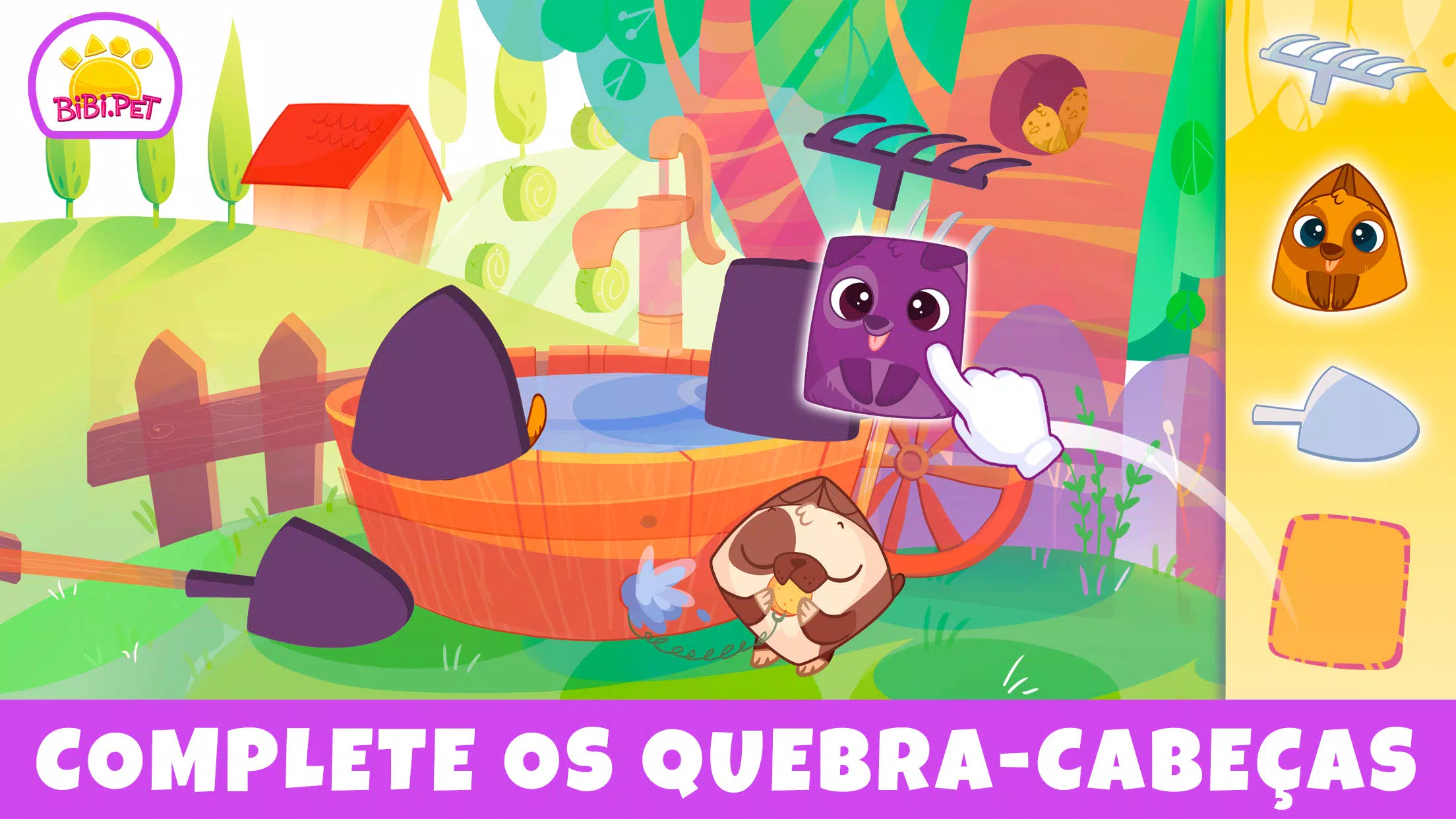 Download do APK de Bebês Fazenda - Jogo Educativo para Android