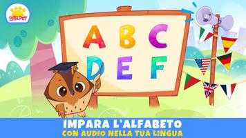 Poster ABC Gioco Alfabeto per Bambini