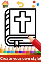 Bible Coloring Pages - Bible Coloring Book Affiche