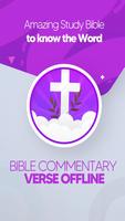 Bible Commentary by Verse App Affiche