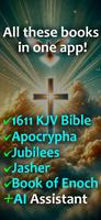Bible & AI: KJV with Apocrypha الملصق