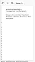 Western Armenian NT Affiche