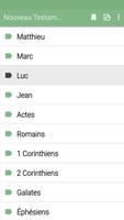 Bible Nouveau Testament capture d'écran 1