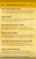 Bible Study Course Lesson 3 تصوير الشاشة 1