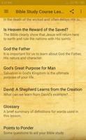 Bible Study Course Lesson 3 تصوير الشاشة 2