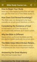 Bible Study Course Lesson 1 Screenshot 2