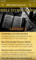 Bible Study Course Lesson 2 포스터