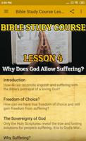 Bible Study Course Lesson 4 Affiche