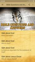 Bible Questions and Answers Poster