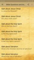 Bible Questions and Answers captura de pantalla 1