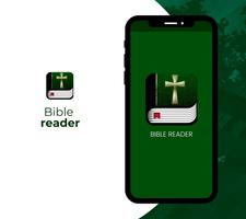 Bible Reader app with audio poster