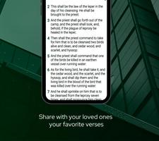 Bible Reader app with audio 스크린샷 2