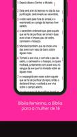 برنامه‌نما Bíblia feminina عکس از صفحه