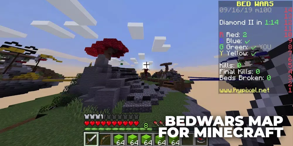 Bed Wars Map Update - 8 New Maps