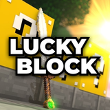 Lucky Block Mods for mcpe Zeichen