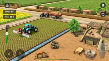 trò chơi nông trại - máy kéo ảnh chụp màn hình 2