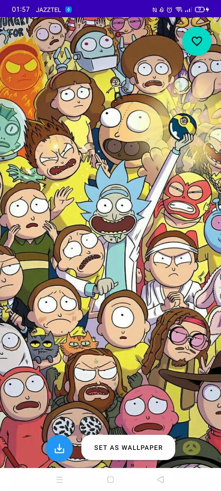 50 wallpapers Rick and Morty para celular