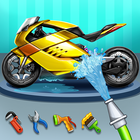 Power Washing Garage Bike Game icône