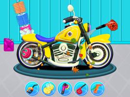 Power Washing Garage Bike Game 포스터