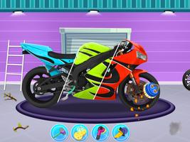 Power Washing Garage Bike Game screenshot 1