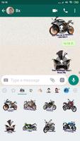 Bike stickers for WhatsApp الملصق