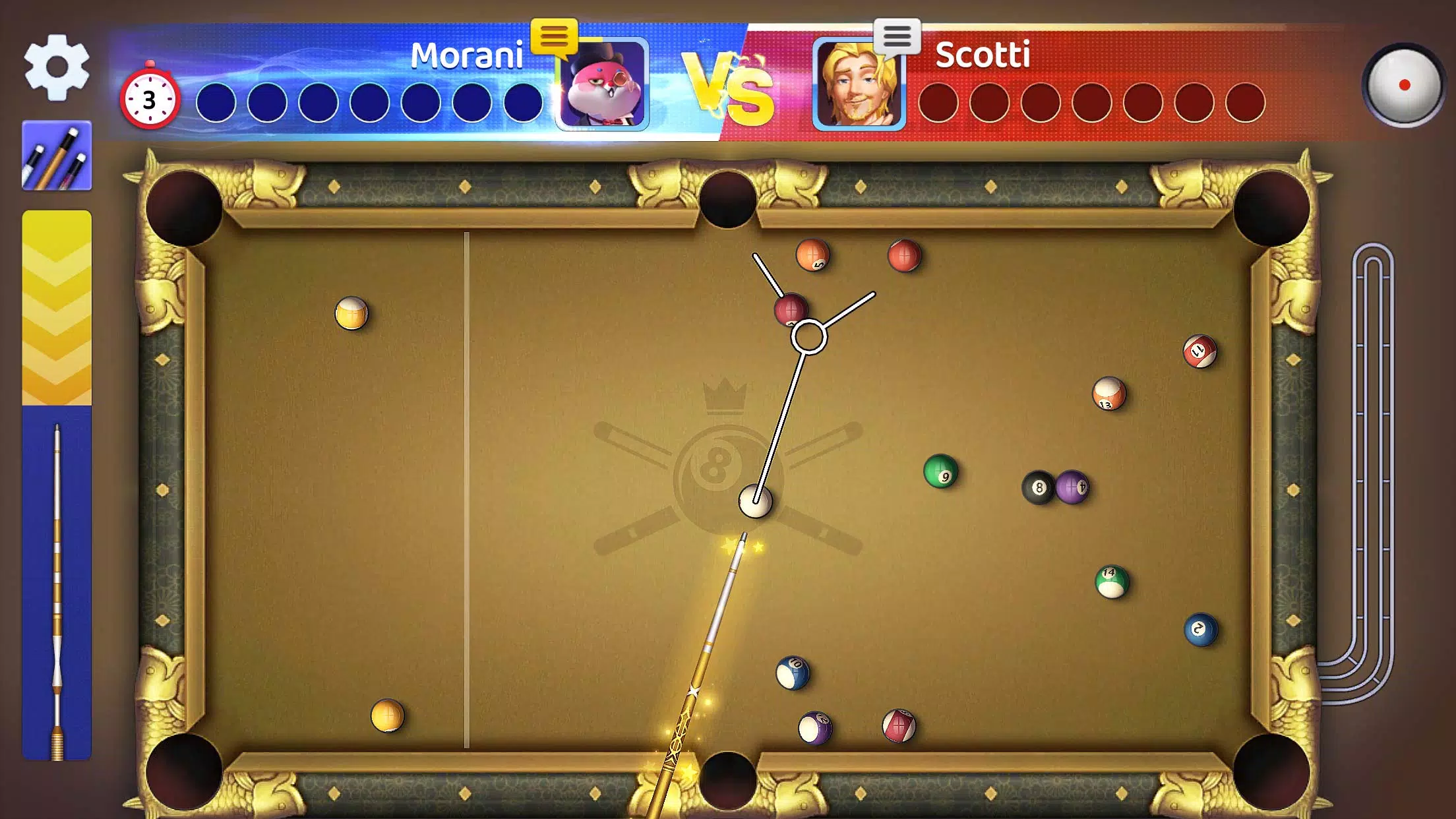 Faça download do Bola 8 De Bilhar - Snooker APK v1.1.7 para Android