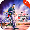 Bicycle Photo Editor - Men Bullet Bike Photo Frame