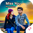 Miss You Photo Editor - I Miss U You Photo Frames icon