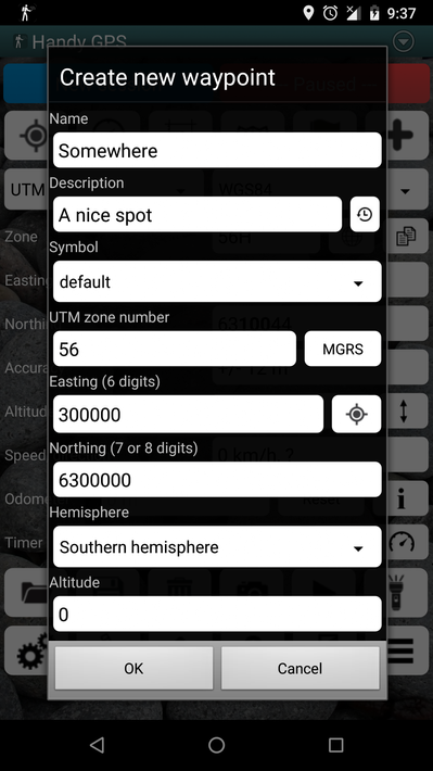 Handy GPS (free) screenshot 4