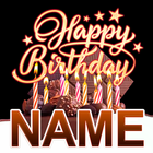 Happy Birthday GIFs with Name icono