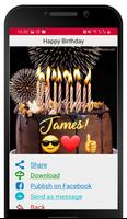 Happy Birthday GIFs with Name capture d'écran 2